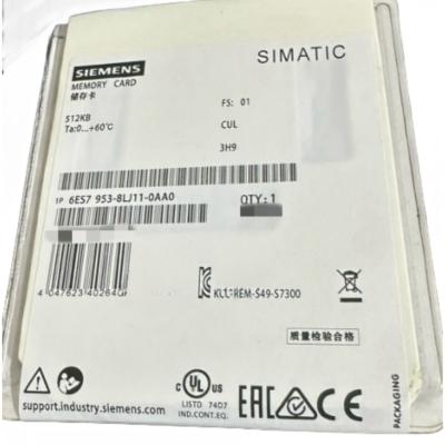 China SIEMENS 6ES7953-8LJ11-0AA0 SIMATIC S7,MICRO MEMORY CARD F. S7-300/C7/ET 200S IM151 CPU, 3.3 V NFLASH, 512 KBYTES for sale