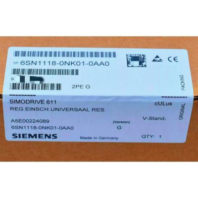 Китай SIEMENS 6SN1118-0NK01-0AA0 SIMODRIVE 611U AC DRIVE HR 2-AXIS RES. Степень регулировки скорости/крутящего момента продается