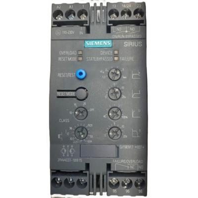 Cina SIEMENS 3RW4037-1BB15 SIRIUS SOFT STARTER S2 63 A, 37 KW/500 V, 40 °C 400-600 V AC, 110-230 V AC/DC SCREW TERMINALS in vendita