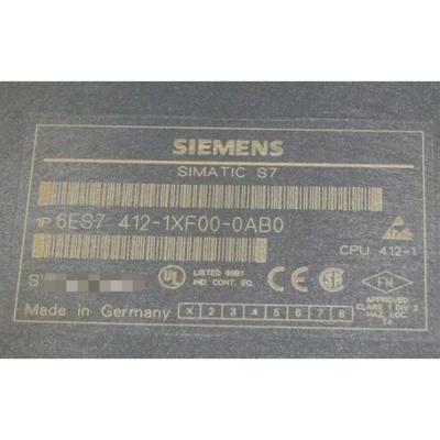 China SIEMENS 6ES7412-1XF00-0AB0 SIMATIC S7-400, CPU 412-1 CENTRAL PROCESSING UNIT WITH: MULTI-POINT MPI INTERFACE, 48 KB WORK zu verkaufen