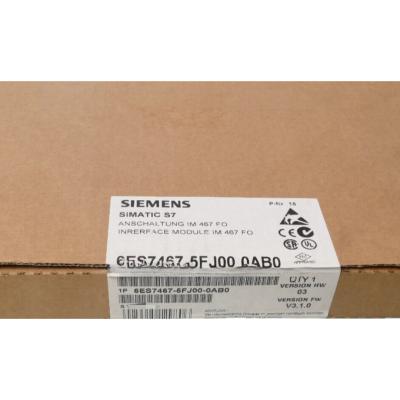 中国 SIEMENS 6ES7467-5FJ00-0AB0 SIMATIC S7-400, INTERFACE IM467 FO PROFIBUS-DP MASTER INTERFACE PROFIBUS-DP標準に従ってフィールドデバイスの接続のためのインターフェース,S7-400で使用可能 販売のため