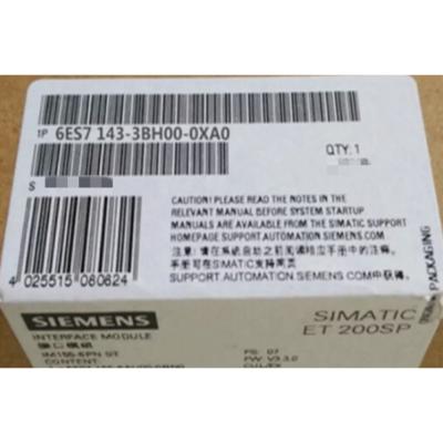 Cina SIEMENS 6ES7143-3BH00-0XA0 SIMATIC DP, BASIC MODULE BM 143 ET 200ECO: 8 DI/8 DO, 2A; 8XM12, DIPLICAZIONE DIPLICAZIONE, GRADO DI PROTECZIONE IP65/67; CONNECTION BLOCK 6ES7194-3AA00-0.A0 ORDINI SEPARATI in vendita