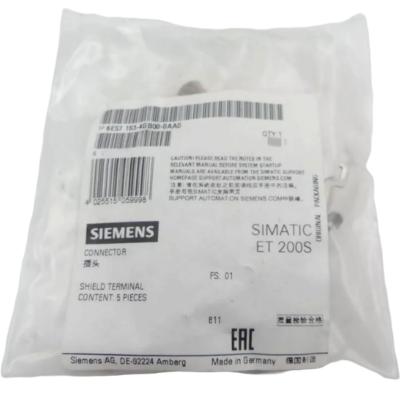 China SIEMENS 6ES7193-4GB00-0AA0 5 SHIELD TERMINALS FOR ET 200S FOR CONNECTING BROITED CABLE SHIELDS TO Conductor BAR 5 eenheden per verpakkingseenheid Te koop