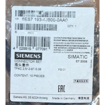 China SIEMENS 6ES7193-4JB00-0AA0 CONTENIDOR, FEMEÑA, 2X2-POLE, ET200SP, Módulo de interfaz, KP32F, PN-PN CUPLER, TECNOLOGÍA de abrazaderas de jaula de tamaño de red de 5,08 mm, puente interno, codificado por colores, alcance del suministro: 10 CONTENIDOR en venta