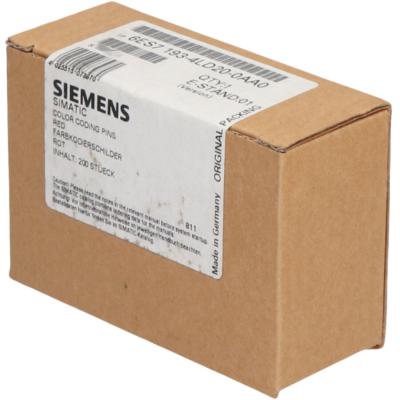 China SIEMENS 6ES7193-4LD20-0AA0 200 COLOR CODING PLATES FOR TERMINAL MODULES OF THE ET 200S AND ET 200S COMPACT in de kleur rood Te koop