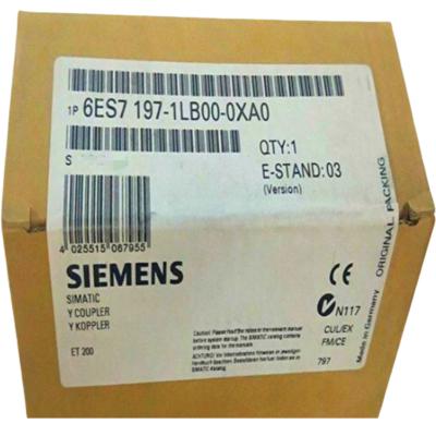 Китай SIEMENS 6ES7197-1LB00-0XA0 SIMATIC S7, Y КОПЛЕР для установки Y-ссылки для избыточных контроллеров продается