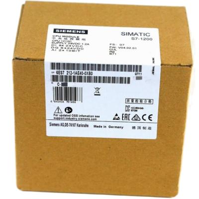 China SIEMENS 6ES7212-1AE40-0XB0 SIMATIC S7-1200, CPU 1212C, COMPACT CPU, DC/DC/DC, ONBOARD I/O: 8 DI 24 V DC; 6 DO 24 V DC; 2 AI 0-10 V DC, POWER SUPPLY: DC 20,4-28,8 V DC, PROGRAM/DATA MEMORY 100 KB Te koop