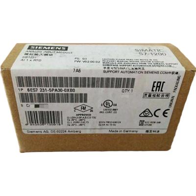 China SIEMENS 6ES7231-5PA30-0XB0 SIMATIC S7-1200, ANALOG INPUT, SB 1231RTD, 1 AI RTD, PT100 EN PT1000 Te koop