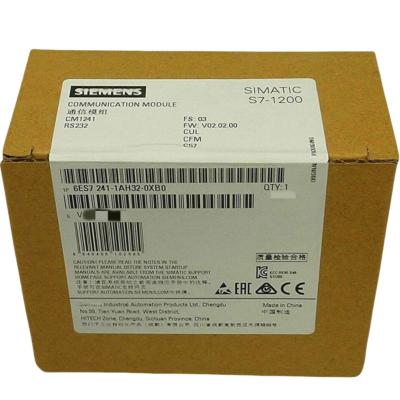 Китай SIEMENS 6ES7241-1AH32-0XB0 SIMATIC S7-1200, Коммуникационный модуль CM 1241, RS232, 9-польный D-SUB (PIN), поддержка FREEPORT продается