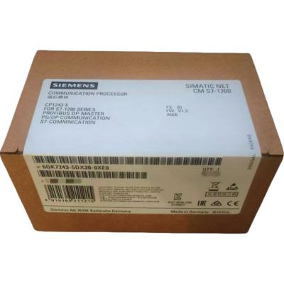 Chine Le module de communication de SIEMENS 6GK7243-5DX30-0XE0 CM 1243-5 pour la connexion de SIMATIC S7-1200 à PROFIBUS en tant que module maître DP; communication PG/OP; communication S7. à vendre