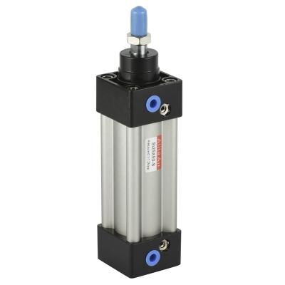 China Automatic Control SI Double Acting Magnetic ISO6431 Standard Pneumatic Cylinder for sale