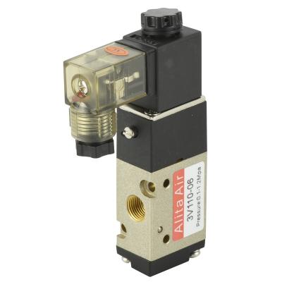 China 3V110 Series Solenoid Valve Pneumatic Component Pneumatic Air Valve for sale