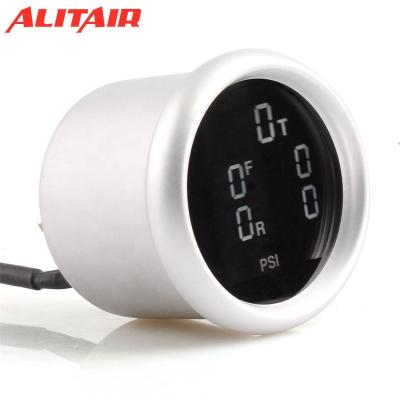 China 5 Way 7 Color 5 Display Digital Air Suspension Gauge With Electronic Sensor For German Air Tower Elevator Performance System 52mm for sale