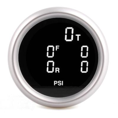 China 5 Display 52mm Digital Air Pressure Gauge Air Suspension Air Ride Gauge For Car Truck 52mm for sale