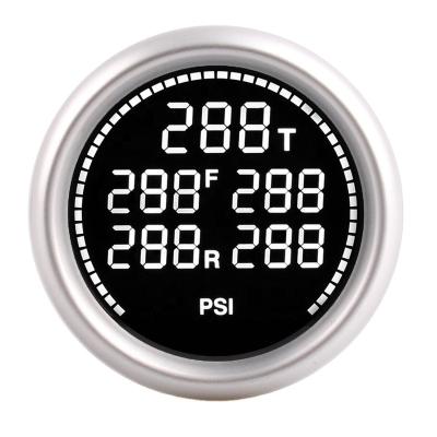 China 5 Airbag Pressure Gauge Digital 200 PSI Bar LED Display Air Suspension Gauge For Car Truck Air Lift Tower Suspension System 52mm for sale