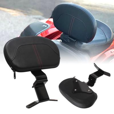 China Leather King 2009-2020 Special Classic 2019 Street Glide Road Front Driver Rider Backrest Mounting Kit For Harley Touring CVO Motorcycle PU for sale