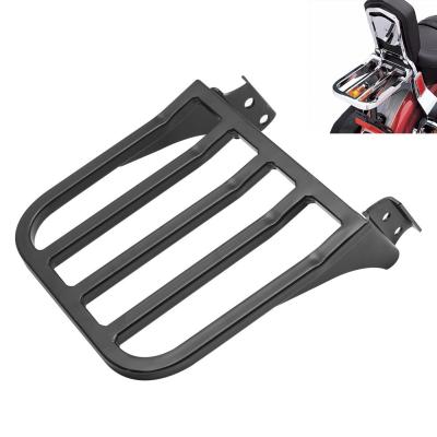 China Backrest Sissy Bar Luggage Rack For Harley Sportster XL 883 Iron Motorcycle Black 1200 Heritage Softail FLST Dyna for sale