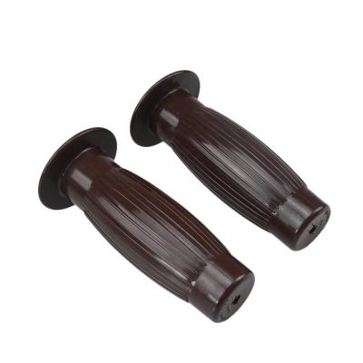 China 7/8 Brown Motorcycle Vintage Plastic Handlebar Grip For Harley Honda Suzuki Yamaha Kawasaki for sale