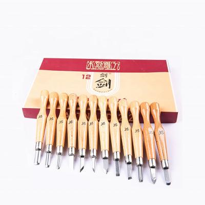 China Amazon Best Selling Non-variable Ergonomic Wood Chisel Set Wood Carving Knife DIY Woodworking Tools for sale