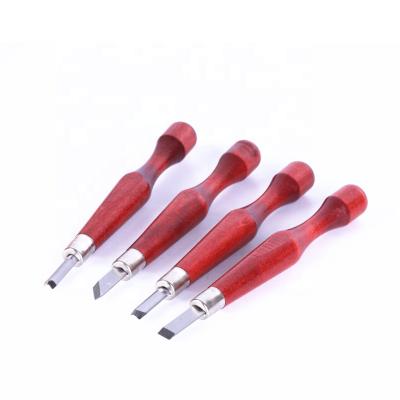 China Wood Chisel Set Birch Hand DIY Non-variable Carving Knife Set Carving Pumpkins Fruit Carving Knife for sale