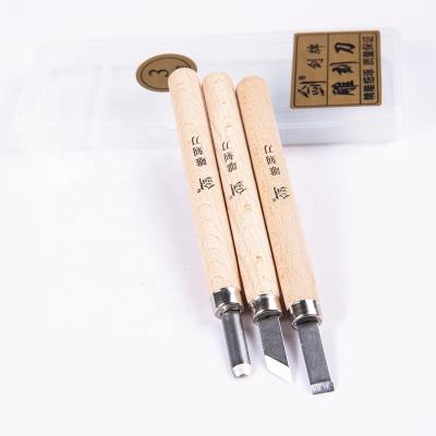 China Professional Craft DIY Tools Kit Woodworking Chisel Non-variable Wood Carving Knives for sale