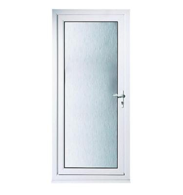 China Modern Design Security Double Door Balcony Bedroom Aluminum Casement Glass Door With Lock for sale