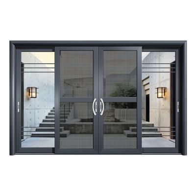 China JBD Modern Thermal Break Residential Aluminum Sliding Door AS2047 Sliding Glass Door For Living Room for sale