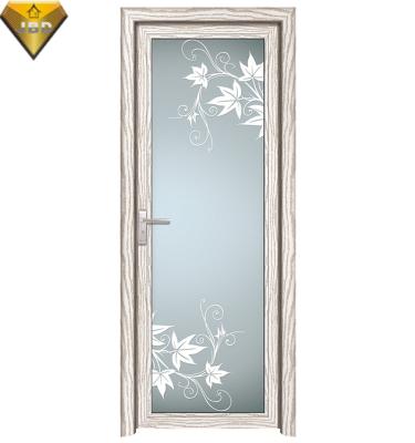 China Swing Design Toilet Glass Doors Doors Glass Doors Waterproof Pretty Good Frosted Flat Door For Toilet Room for sale