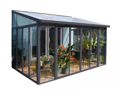 China Best Selling Four Seasons Modern Solariums Solarium Build Winter Garden Glass Rooms for sale