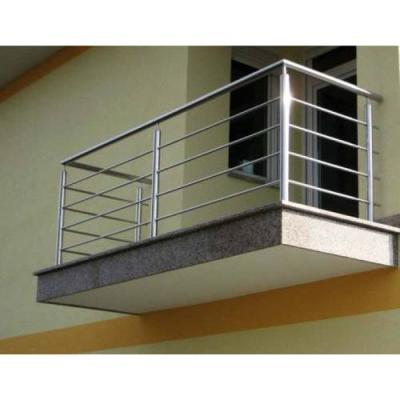 China Contemporary Rust Proof Metal Stainless Steel Balcony Railing Glass Railing For Stairs for sale