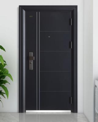 China Modern America Market Hot Sale Residential Home Security Cheap Steel Door for sale