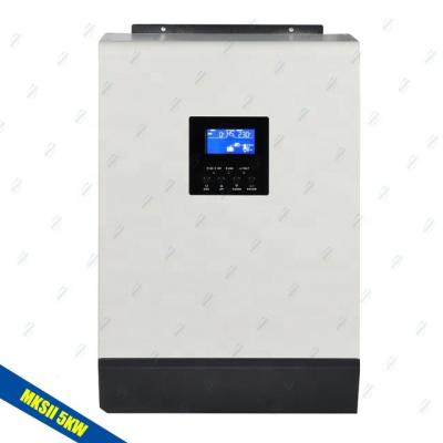 China Parallel Solar Hybrid Inverter MPPT Inverter Pure Sine Function 5KW Pure Sine Ware 5kva 300*118*387 for sale