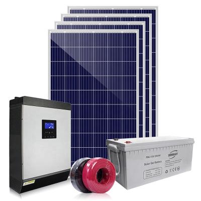 China Full Set 1kW Solar Panel Home Power Solar Energy System For Home for sale