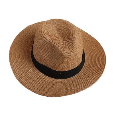 China Wholesale Cheap Custom Picture Fashion Summer Breathable Panama Straw Hats for sale