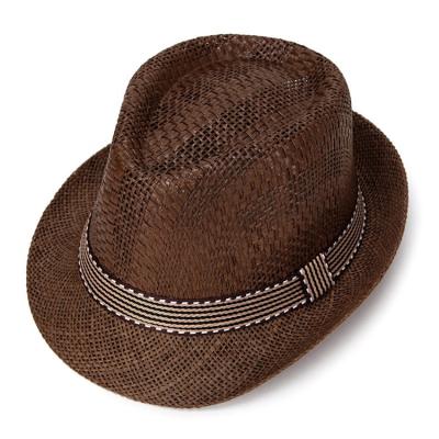 China Custom Simple Picture Base Vintage Straw Cowboy Hat Promotional Wholesale for sale