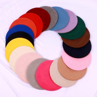 China Wholesale High Quality Picture Kids Girls Wool Beret Hats For Children for sale