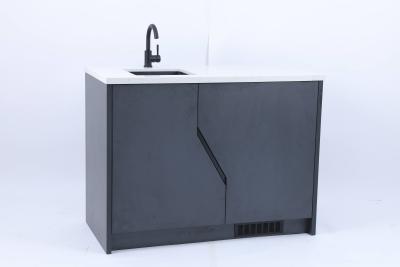 China Modern Custom Bathroom Vanity With Marble Top for sale