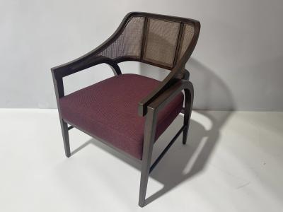 China Cane Chair With Upholstery Fabric luxuoso moderno para o hotel comercial à venda