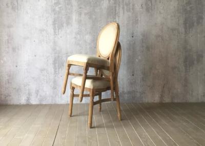 Cina Il legno di quercia elegante intorno a sala da pranzo posteriore presiede lo svago del tessuto per l'hotel/ristorante in vendita