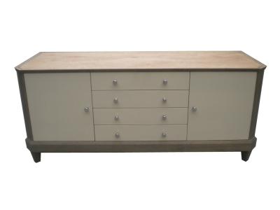 China 4 Drawers Plus Hotel Room Dresser 2 Doors With Stainless Steel Kobes for sale