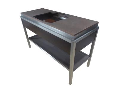 China Floor Mounted Modern Bathroom Vanity Cabinets For Hotel , Wooden Bathroom Cabinets for sale