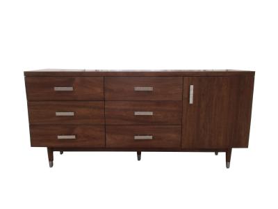 China Walnut Modern Hotel Room Dresser 5 Star Wooden Tv Cabinets 30% Sheen for sale