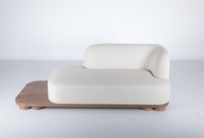 China customizado Luxurious Reclining Chaise Lounge com Otomano Estendido à venda