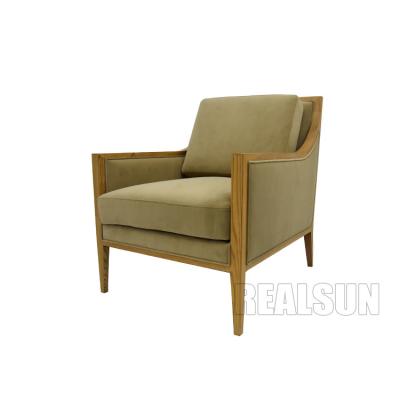 China Golden Antique Arm Furniture Dining Room Chairs , Modern Comfy Single Couch for sale