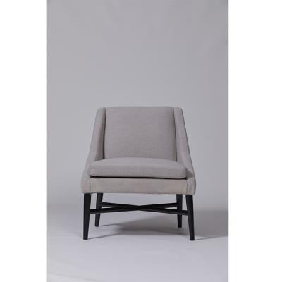 Chine Le salon de mode couche la base enduite de noir léger de Grey Upholstered Single Sofa With à vendre