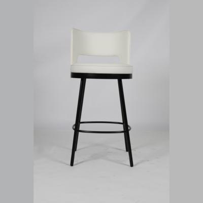 Chine Tabouret blanc de pied en métal de coussin pour le luxe moderne de salon à vendre