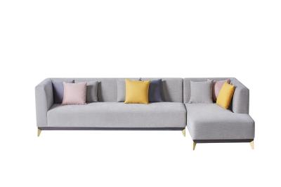 China Custom Modern Velvet Fabric Sofa Furniture Solid Wood for sale