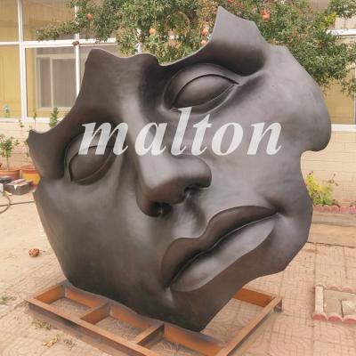 China High Quality Customized Europe Popular Metal Face Bronze Statue for sale