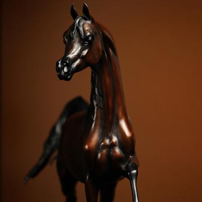 China China Art Foundry Garden Bronze Outdoor Sculpture Metal Arabian Stallion Horse Sculpture for sale