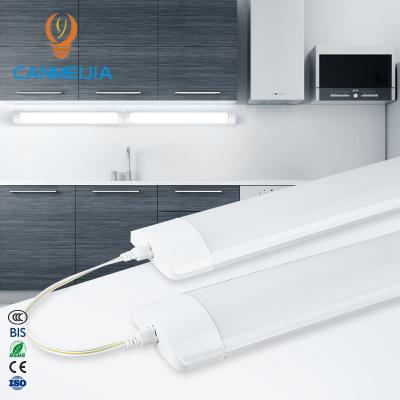 China Luminum+PP lampshade+ABS socket led lights fitting high brightness 4ft led tube light 60W lighting lamps led batten,linear light,led batten light for sale